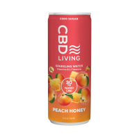 CBD Living - CBD Sparkling Water - Peach Honey